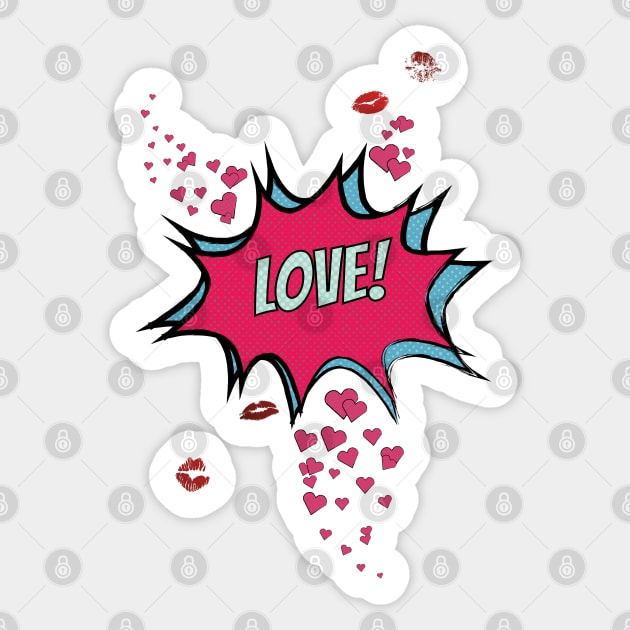 Love! *Clear BG* Sticker by LozMac